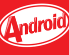 Az Android 4.4 KitKat logója, ahogyan az egy Acer Liquid okostelefonon látható