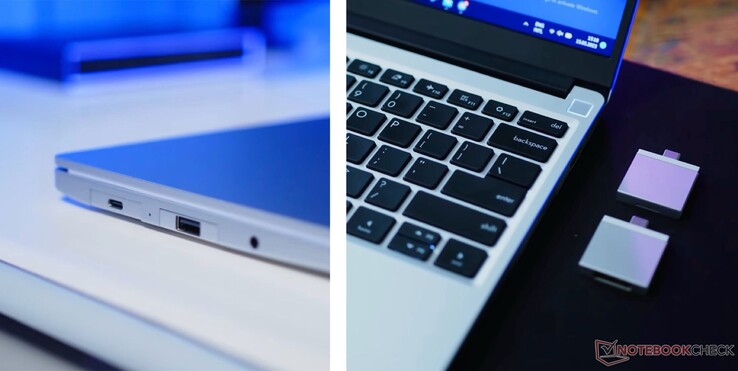 A DockFrame ugyanazokat a portmodulokat használja, mint a Framework Laptop (Kép forrása: Notebookcheck)