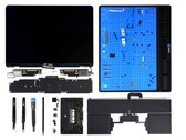Az M4 MacBook Air (a képen) kialakítását és javíthatóságát tekintve teljesen hasonlónak tűnik az M3 MacBook Airhez. (Kép forrása: iFixIt)