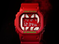 Az új G-Shock x Evangelion óra a DW-5600EVA-02 (a képen) után következik. Kép forrása: hicco0414 az eBay-en