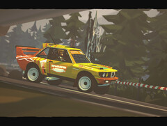 a #Drive Rally egy bájos rally versenyjáték, egyedi látványvilággal és meglepően sok tartalommal. (Kép forrása: Steam)