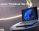 A Lenovo ThinkBook 16p Gen 6 Ryzen 9 8945HX processzorral is elérhető lesz (Kép forrása: Lenovo)