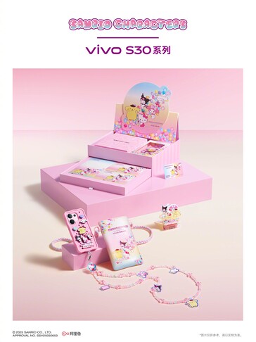 ...hamarosan új Hello Kitty kiegészítőkkel együtt. (Forrás: Vivo via Weibo)