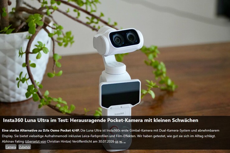 Az Insta360 Luna Ultra tesztje
