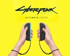 Cyberpunk 2077: Ultimate Edition logó a Switch 2 Joy-Conok felett (Kép forrása: Nintendo of America szerkesztéssel)