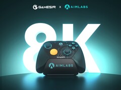 A GameSir G7 Pro 8K Aimlabs Edition új generációs TMR botokkal rendelkezik. (Kép forrása: GameSir)