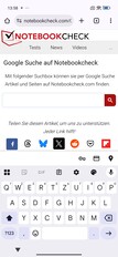 Gboard portré módban