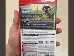 A Nintendo Switch 2-es „Sonic Frontiers Definitive Edition” játék fizikai dobozának képe 2