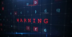 Digitális figyelmeztető jelző egy online platformon a szolgáltatás megszakadását jelképező digitális figyelmeztető jelző (Kép forrása: Pikwizard)