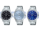 Balról jobbra (a képen): Casio MTS-115D-1AV, MTS-115D-2A2V és az MTS-115D-2A1V. Van még két modell, amelyek nem szerepelnek a képen. (Kép forrása: Casio - Szerkesztve)