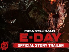 A Gears of War: E-Day hivatalos promóciós illusztrációja.