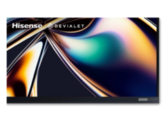 A Hisense U8Q TV (a képen) egyike az új &quot;Tuned by Devialet&quot; termékeknek. (Kép forrása: Hisense)