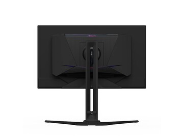 Az Aorus FO27QP hátlapján RGB világítás található. (Kép forrása: Gigabyte)