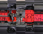 Balról jobbra: a Casio GX-56BBR-1A, GA-700BBR-1A, GA-B2100BBR-1A, GD-O100BBR-1 és a DW-5600BBR-1 - a teljes "Black and Bold Red" G-Shock termékcsalád egy képen. (Kép forrása: @morgan_gshock via Instagram)