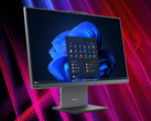 A ThinkCentre neo 55a Gen 6 AIO ára 549 dollárról indul. A képen a PC promóciós képe. (Kép forrása: Lenovo - szerk.)