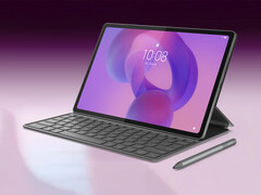 A 2025 Idea Tab Plus ára 269,99 dollárról indul. A képen: a tablet tartozékokkal. (Kép forrása: Lenovo)