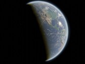 A Földet az űrben ábrázoló művészi illusztráció. (Kép forrása: TheHappyCamper - Pixabay)