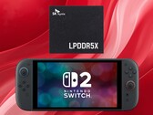 A Switch 2 LPDDR5X memóriával ábrázolva