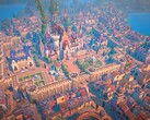 Egy Fabledomban található várost ábrázoló kép. A játék most 65% kedvezménnyel kapható a Steamen.