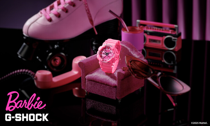 A Casio G-Shock GMA-S110BE-4A limitált kiadású Barbie óra megérkezett az Egyesült Államokba (Kép forrása: Casio)