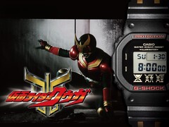 A hamarosan megjelenő Casio G-Shock x Kamen Rider Kuuga óra (a képen) Japánban kerül forgalomba. (Kép forrása: Artimation, szerk.)