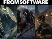 Kollázs FromSoftware játékokkal és a cég logójával (Kép forrása: FromSoftware, Steam szerkesztéssel)