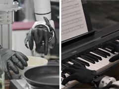 A Genesis AI olyan finommotoros feladatokat végző robotkezeket mutat, mint a tojás feltörése, paradicsom szeletelése, kábelek összekötése és zongorázás.
