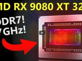 RX 9080 XT ES spekuláció (kép forrása: @MooresLawIsDead YouTube)