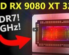 RX 9080 XT ES spekuláció (kép forrása: @MooresLawIsDead YouTube)