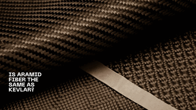Az aramid és a kevlár nem ugyanaz, bár hasonló tulajdonságokkal rendelkeznek. A vizuális hasonlóságok ellenére az aramid nagyon eltérő tulajdonságokkal rendelkezik a szénszálaktól