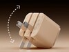 Az Anker Nano Safe Charge Smart Charger intelligens töltő kettős összecsukható csapokkal rendelkezik. (Kép forrása: Anker)