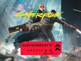A Cyberpunk 2077 Edgerunners 2 2.5-ös frissítésének bannere látható