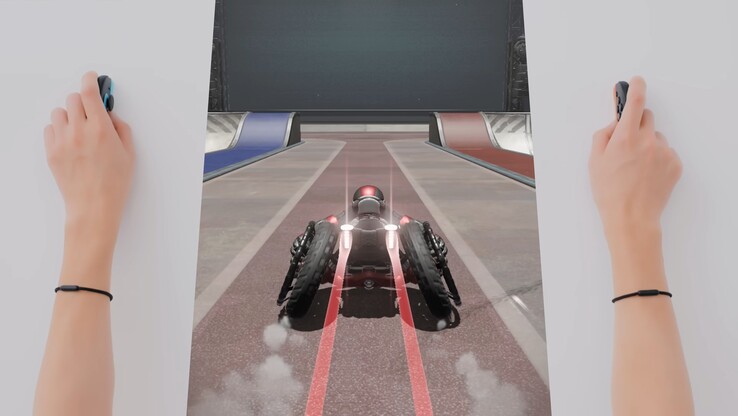 Drag x Drive Switch 2 Joy-Con egér mód játékmenet (Kép forrása: Nintendo of America)