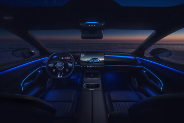 Xiaomi SU7 (2026) az új Capri Blue színben: Az elektromos sportos szedán nem csak egy kisebb ráncfelvarrást kap. (Kép forrása: Xiaomi)