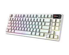 MSI Forge GK600 TKL Wireless Topo White Edition. (Kép forrása: MSI)