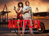 A GTA 6 Netflix Extended Look című videóhoz készült banner, amelyen Lucia és Jason látható