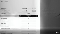 a 60 FPS mód elérhető, de jobban jársz, ha engedélyezve van a raytracing (kép forrása: Notebookcheck)