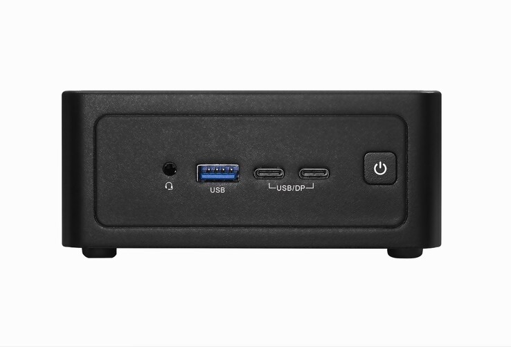 A mini PC minimalista, fekete színű házzal rendelkezik.