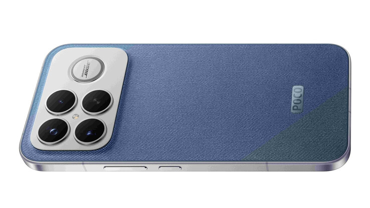 A Poco F8 Ultra Blue Denim kivitelben. (Kép forrása: via Sudhanshu Ambhore)