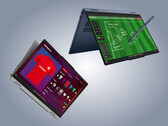A Lenovo legújabb IdeaPad 5a 2-in-1 készüléke Cosmic Blue és Luna Grey kivitelben.