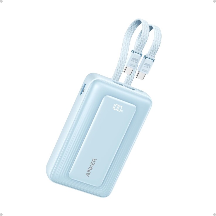 Az Anker Zolo Power Bank (20K, 45W, beépített kettős USB-C kábel). (Kép forrása: Anker)