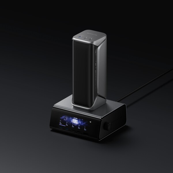 Az EcoFlow Rapid Pro X akár 320 W-os teljesítményen is tölthető. (Kép forrása: EcoFlow)