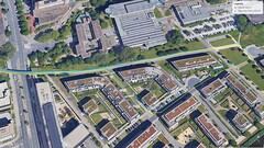 GNSS tesztútvonal: fordulópont