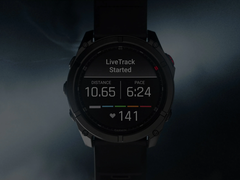 A Garmin LiveTrack funkcióhoz kapcsolódó személyre szabott kezdőlap (fent látható a Fenix 8 Pro esetében) több felhasználó számára elérhető. (Kép forrása: Garmin)