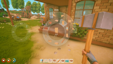 A képen: A Solarpunk játékmenetéről készült screenshot.