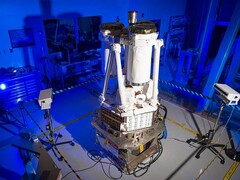 Az IXPE űrmegfigyelőállomás egy tesztüzemben (Kép forrása: Ball Aerospace; kivágva)