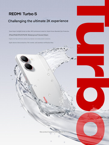 A telefon vízállósági besorolása (Kép forrása: Redmi - gépi fordítás)