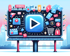 A YouTube-on a hiányzó kihagyás gomb és az új lebegő hirdetések viszályt okoznak a felhasználók körében. (Kép forrása: DallE3)