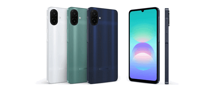 A Samsung Galaxy A08 különböző színekben