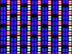 Sub-pixel tömb